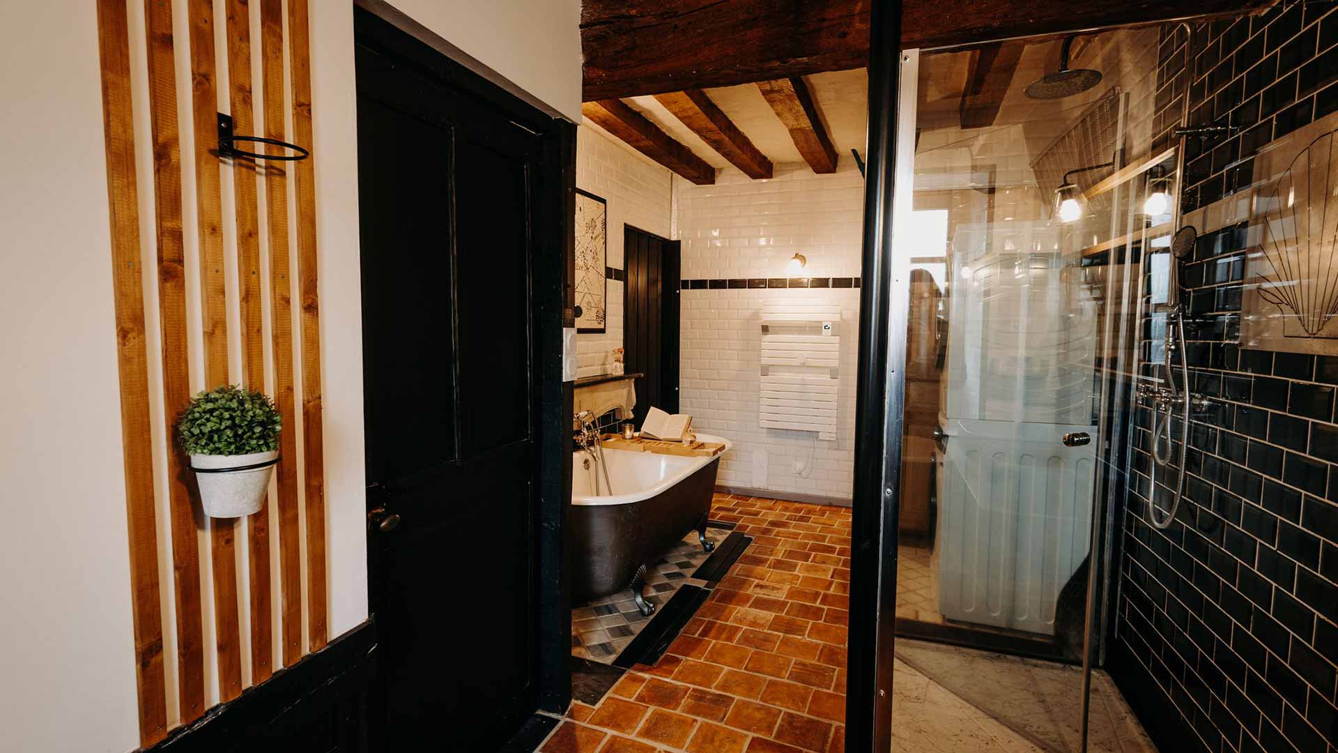 salle de bain location gite mayenne