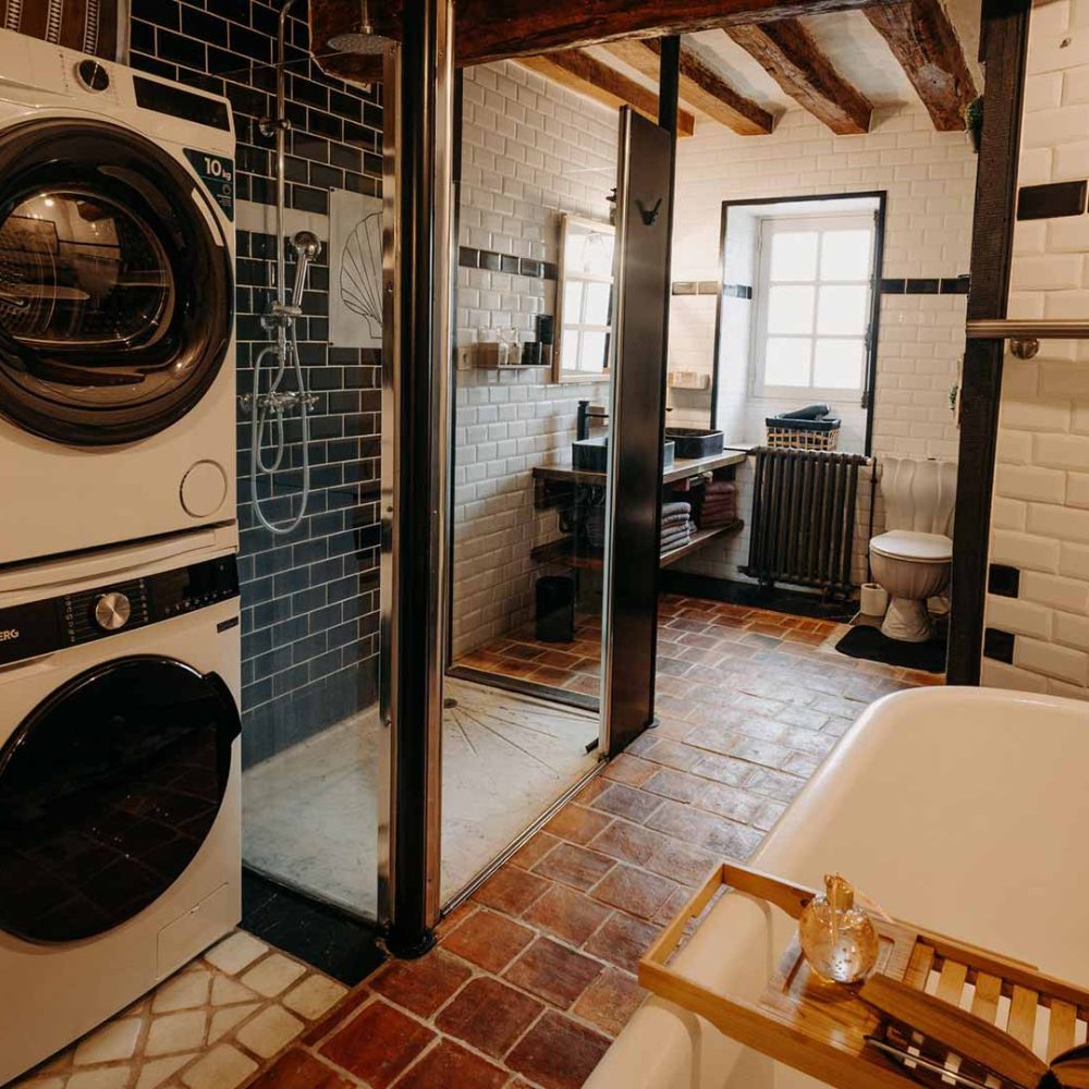 salle de bain location gite
